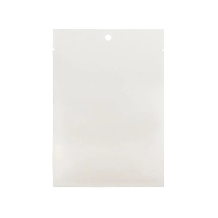Kraft Klappenbeutel Weiß Umweltfreundliche 10,2x15,2 cm Verschließbar (100 Stück) [KHS46WK]