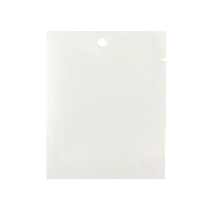Kraft-Klappenbeutel Weiß Umweltfreundlich 7,6x10,2 cm Verschließbar (100 Stück) [KHS34WK]