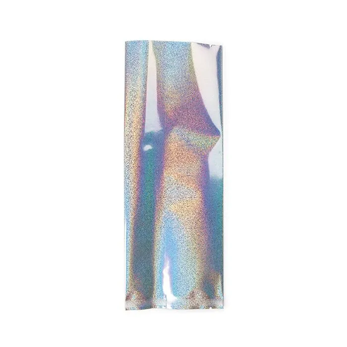 Kunststoffbeutel Glitter Holographisch 7,6x20,3 cm und Verschweißbar (25 Stück) [SVP38HG]