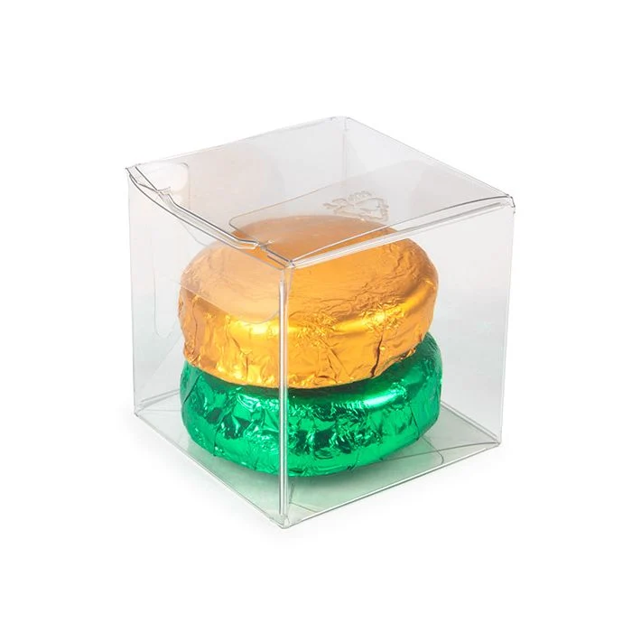 rPET Crystal Clear Pop & Lock Box 5.1x5.1x5.1 cm (25 pieces) [PLB104R]