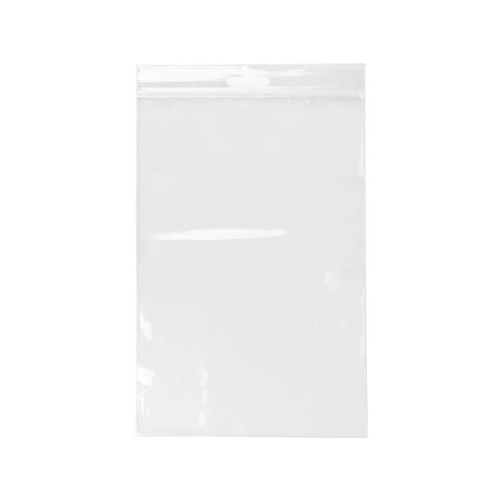 Druckverschlussbeutel Euroloch und Luftloch 15,2x22,9 cm PE 50 Mikron (100 Stück) [CEZE69V]