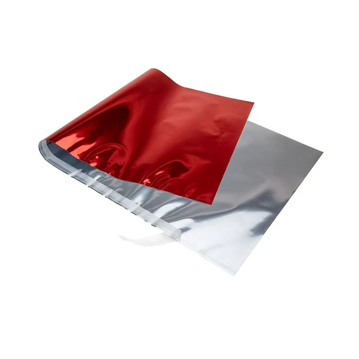 Folientopper Metallic Rot 30,5x63,5 cm (25 Stück) [MT4R]