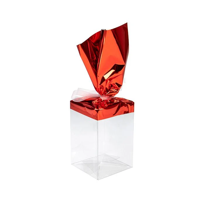 Folientopper Metallic Rot 22,9x43,2 cm (25 Stück) [MT3R]