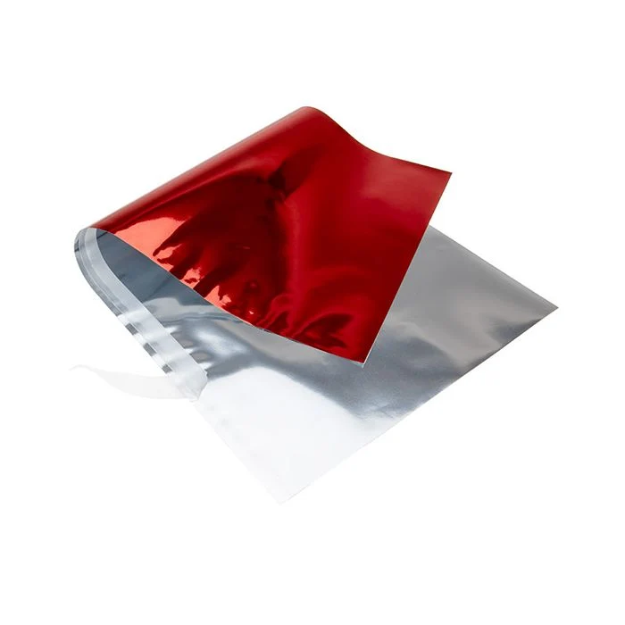 Folientopper Metallic Rot 22,9x43,2 cm (25 Stück) [MT3R]