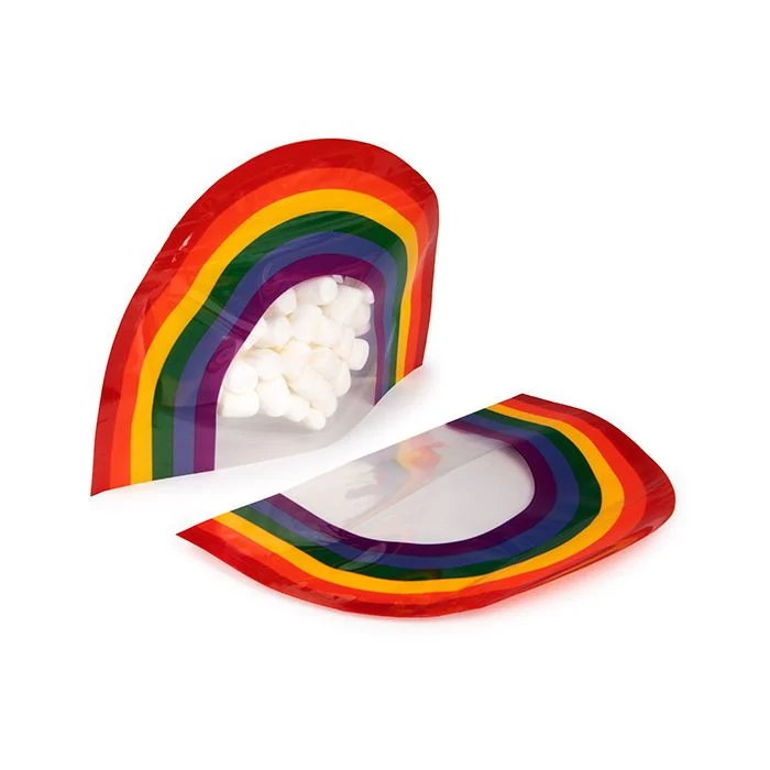 Standbodenbeutel Regenbogenform 20,3x7,6x12,7 cm (25 Stück) [SP3RZ]