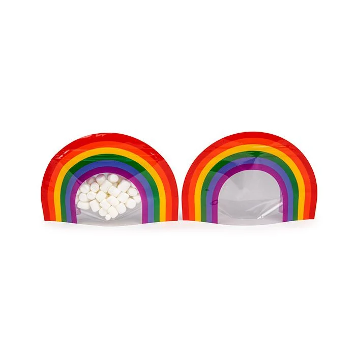 Standbodenbeutel Regenbogenform 20,3x7,6x12,7 cm (25 Stück) [SP3RZ]