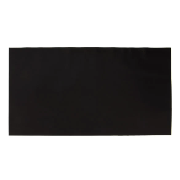 Folientopper Metallic Matt Schwarz 17,8x33 cm (25 Stück) [MT2MB]