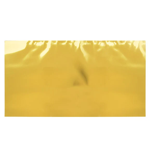 Folientopper Metallic Gold 17,8x33 cm (25 Stück) [MT2G]