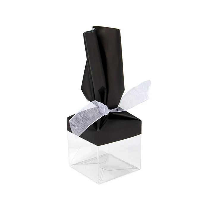 Folientopper Metallic Matt Schwarz 12,7x22,9 cm (25 Stück) [MT1MB]