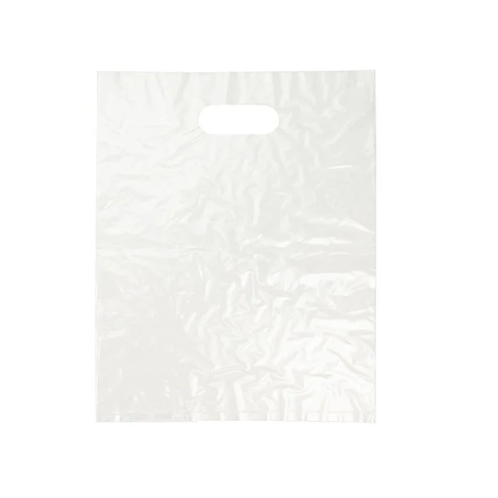 Umweltfreundliche Plastiktragetasche 30,5x38,1 cm (100 Stück) [H1215WS]