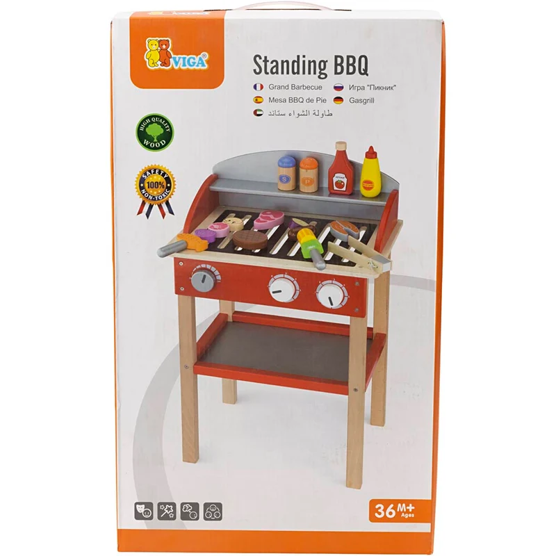 VIGA Holzgrill, Größe 39x60x26 cm, 1 Stk [HOB-908480]