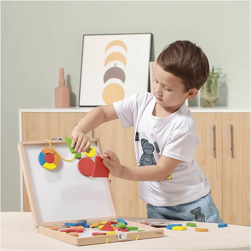 VIGA Magnetisches Activity Set, Größe 2-10 cm, 1 Set [HOB-908279]