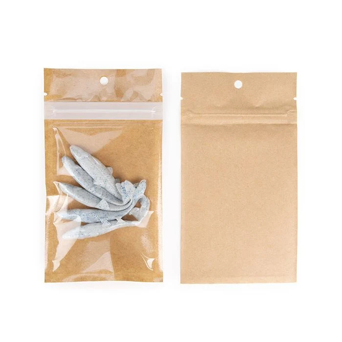 Druckverschlussbeutel Umweltfreundlich Kraft 7.6x11.4 cm (100 Stück) [HZBBE3KC]