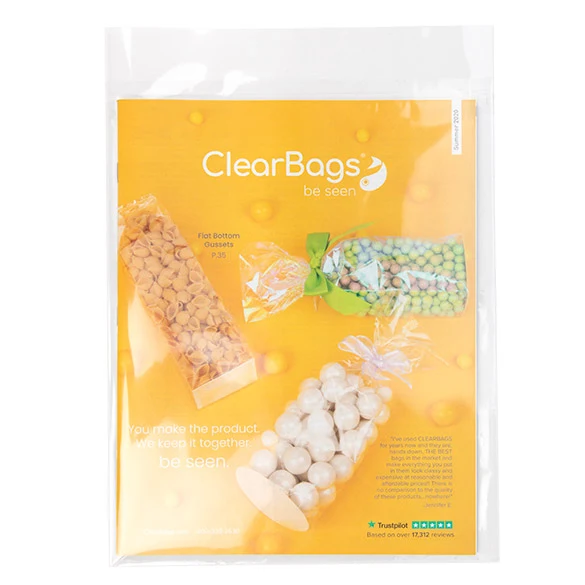 Umweltfreundliche Beutel 22.7x28.6 cm Transparent mit Schutzverschluss (100 Stück) [GC811PC]