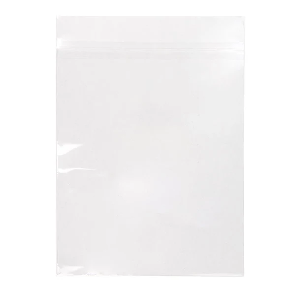 Umweltfreundliche Beutel 22.7x28.6 cm Transparent mit Schutzverschluss (100 Stück) [GC811PC]