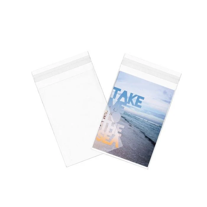 Klappenbeutel 13x21cm Hochtransparent (100 Stück) [B5X8XL]