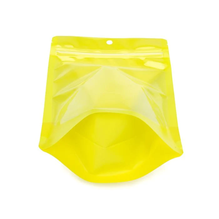 Standbodenbeutel Transparent/Neon- Gelb 14,9x8,9x23,2 cm (100 Stück) [ZBGN7YW]
