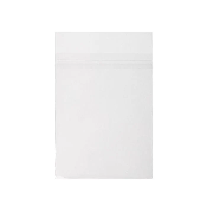 Umweltfreundliche Beutel 13.8x17.8 cm Transparent mit Schutzverschluss (100 Stück) [GC6B3PC]