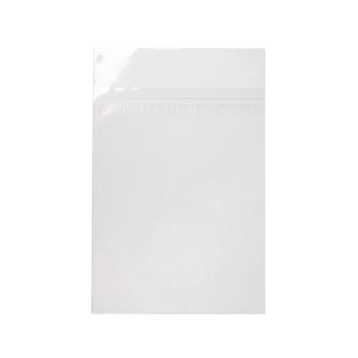 Umweltfreundliche Beutel 13x17.1 cm Transparent mit Schutzverschluss (100 Stück) [GC6B2PC]