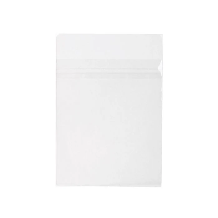 Umweltfreundliche Beutel 12.7x15.2 cm Transparent mit Schutzverschluss (100 Stück) [GC5B2PC]