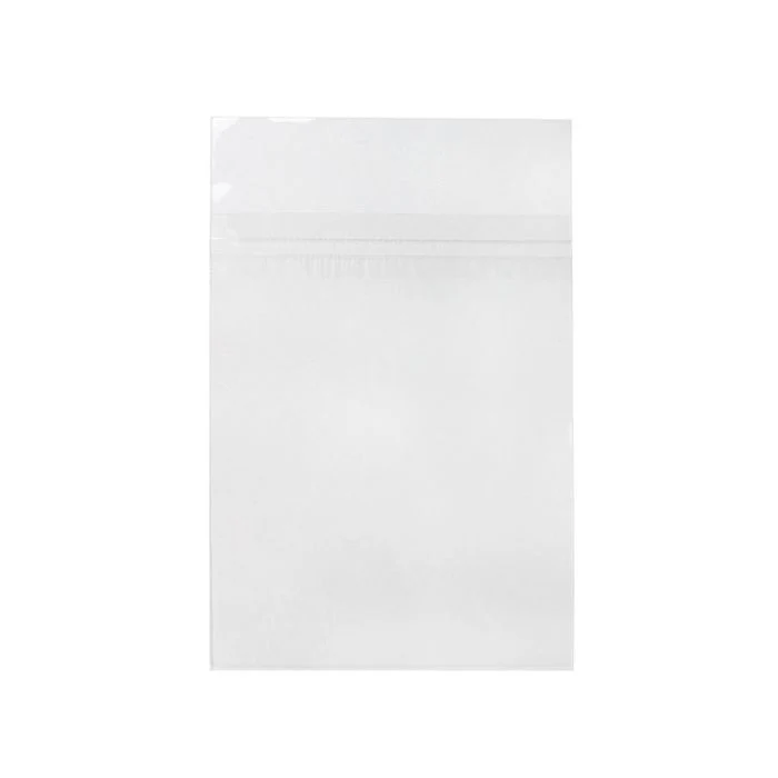 Umweltfreundliche Beutel 11,4x14,1 cm Transparent mit Schutzverschluss (100 Stück) [GC54SPC]
