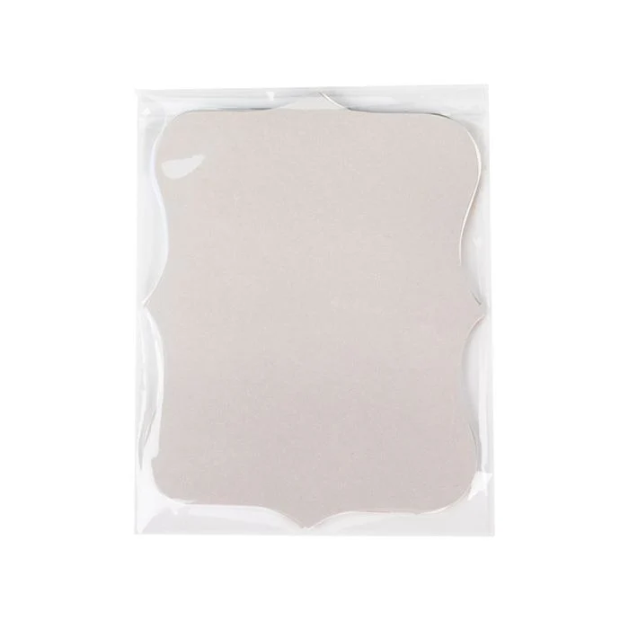 Umweltfreundliche Beutel 11,4x14,1 cm Transparent mit Schutzverschluss (100 Stück) [GC54SPC]