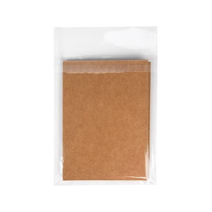 Umweltfreundliche Beutel 10.8x13.7 cm Transparent mit Schutzverschluss (100 Stück) [GC4B2PC]