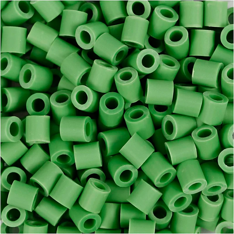 NABBI BioBeads, Größe 5x5 mm, Lochgröße 2.5 mm, medium, Grün, 1000 Stk/ 1 Pck [HOB-9067800]
