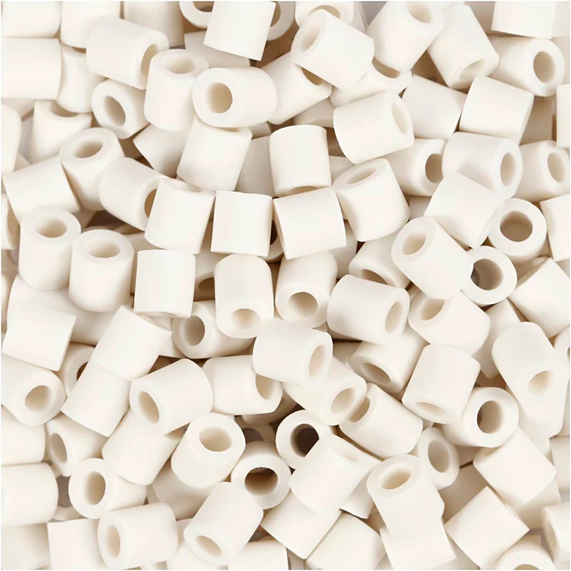 NABBI BioBeads, Größe 5x5 mm, Lochgröße 2.5 mm, medium, Weiß, 1000 Stk/ 1 Pck [HOB-9067730]