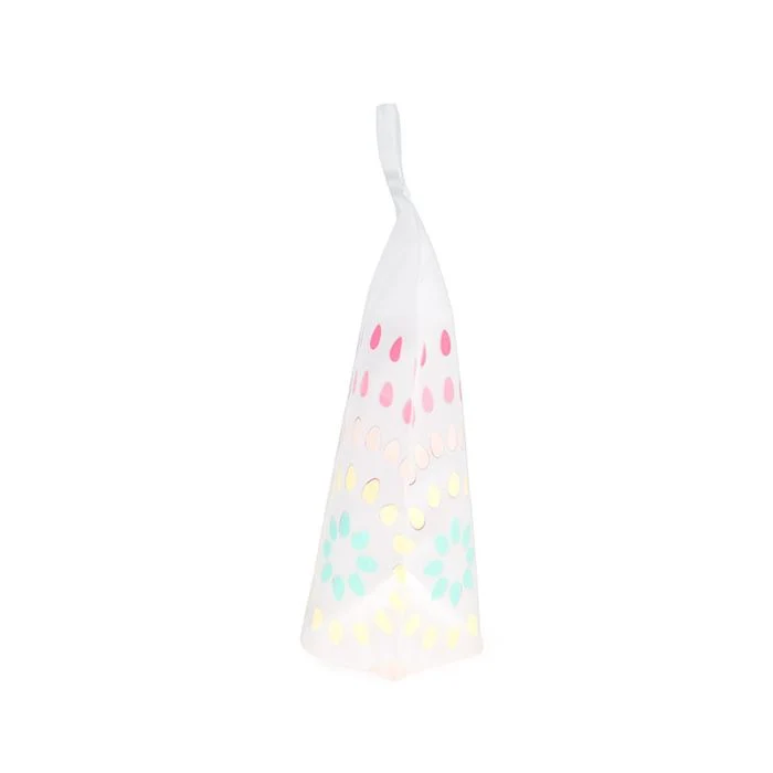 Standbodenbeutel Pastell Frost Blüte 13x7.9x20.6 cm (25 Stück) [ZBGSW3BL]