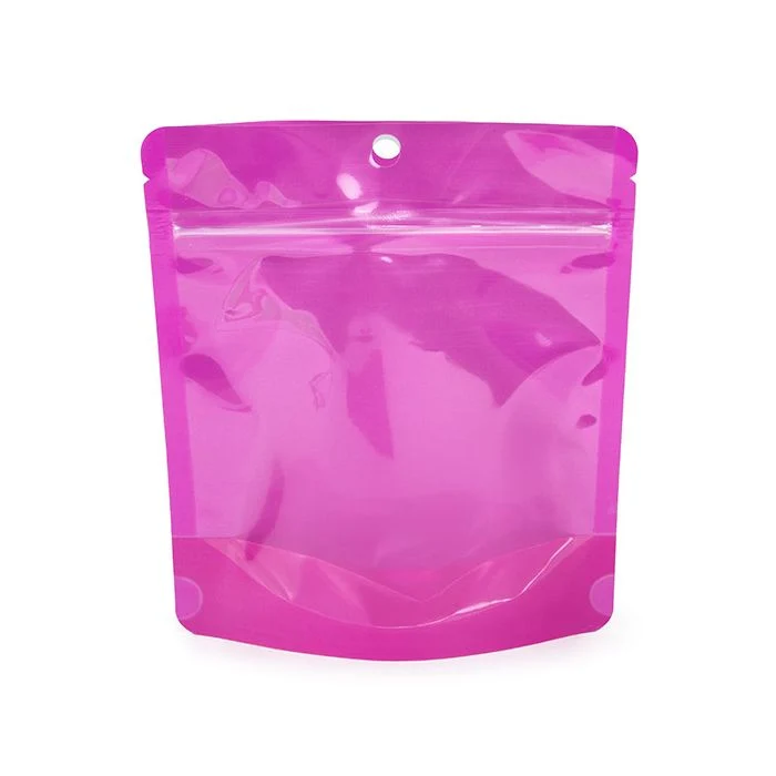 Standbodenbeutel Neon Purpel 15.9x6.4x14.6 cm (100 Stück) [ZBGNSHZPR]