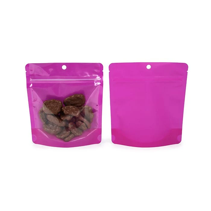 Standbodenbeutel Neon Purpel 15.9x6.4x14.6 cm (100 Stück) [ZBGNSHZPR]