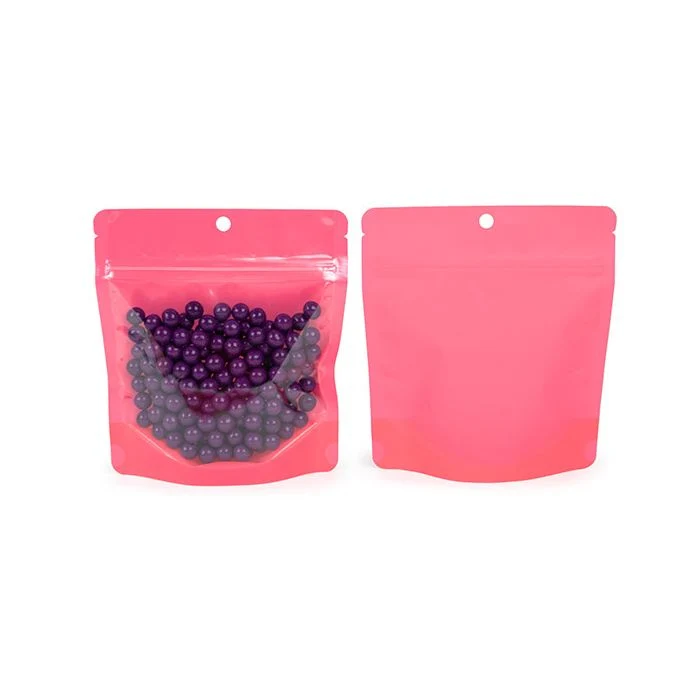 Standbodenbeutel Neon Rosa 15.9x6.4x14.6 cm (100 Stück) [ZBGNSHZPK]