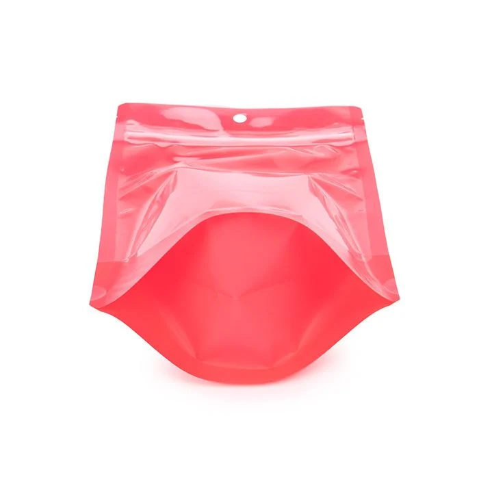 Standbodenbeutel Transparent/Neon- Watermelon 14,9x8,9x23,2 cm (100 Stück) [ZBGN7W]