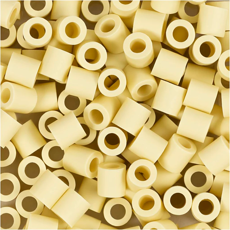 NABBI BioBeads, Größe 5x5 mm, Lochgröße 2.5 mm, medium, Hellgelb, 1000 Stk/ 1 Pck [HOB-9067647]