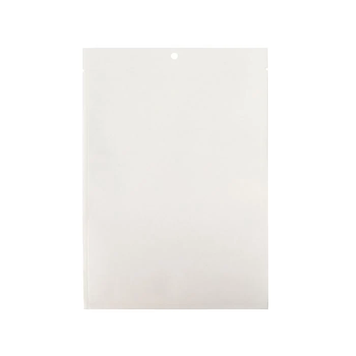 Kraft Klappenbeutel Weiß Umweltfreundlich 15,2x22,9 cm Verschließbar (100 Stück) [KHS69WK]