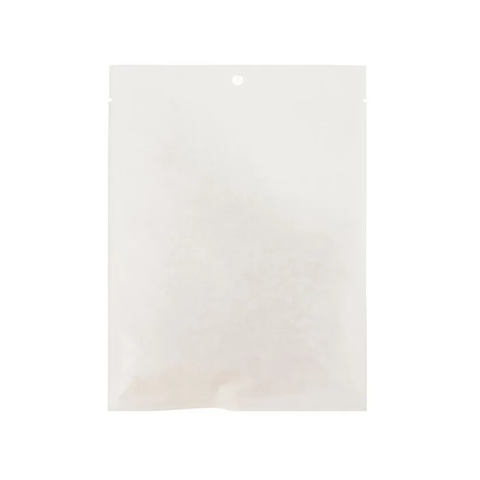 Kraft Klappenbeutel Weiß Umweltfreundlich 12,7x17,8 cm Verschließbar (100 Stück) [KHS57WK]