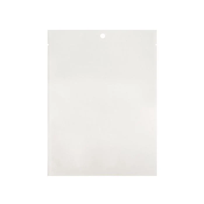 Kraft Klappenbeutel Weiß Umweltfreundlich 12,7x17,8 cm Verschließbar (100 Stück) [KHS57WK]