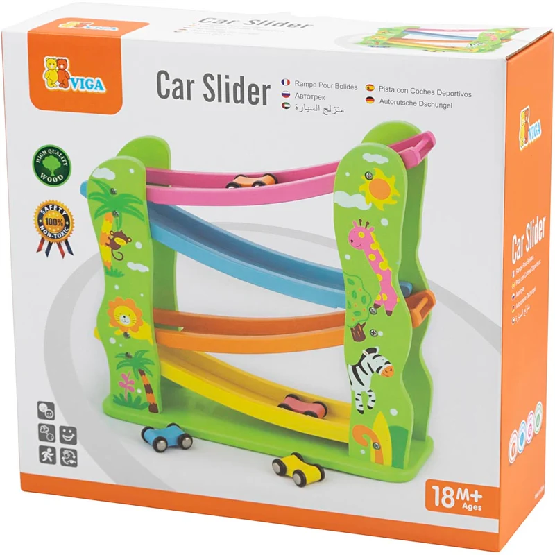VIGA Straße für Spielzeugautos, Größe 37x35x10 cm, 1 Stk [HOB-907758]