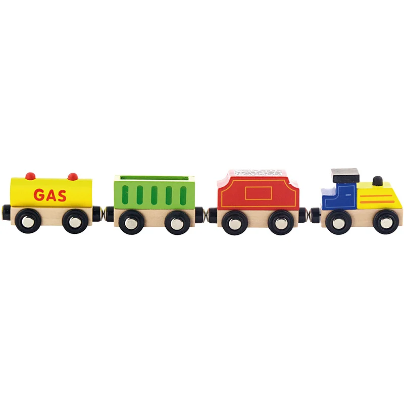VIGA Eisenbahnzubehör, Güterzug, 4 Teile/ 1 Set [HOB-907747]