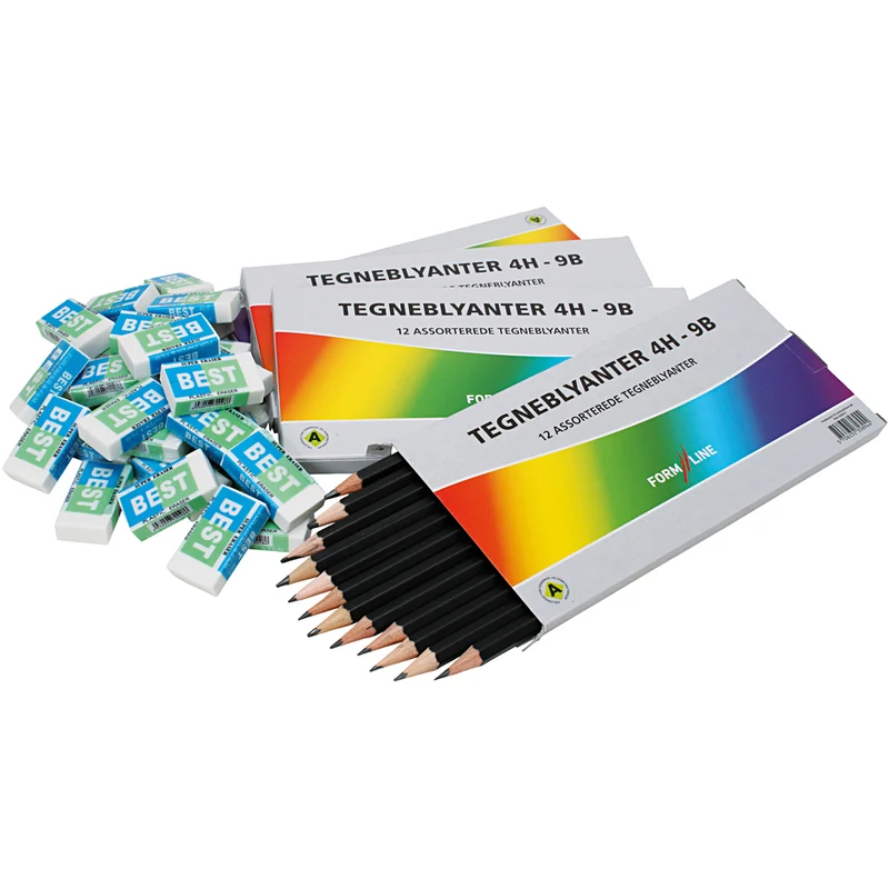Bleistift-Set, B,2B,4B,5B,6B,8B,9B,HB,H,2H,3H,4H, 1 Pck [HOB-980538]