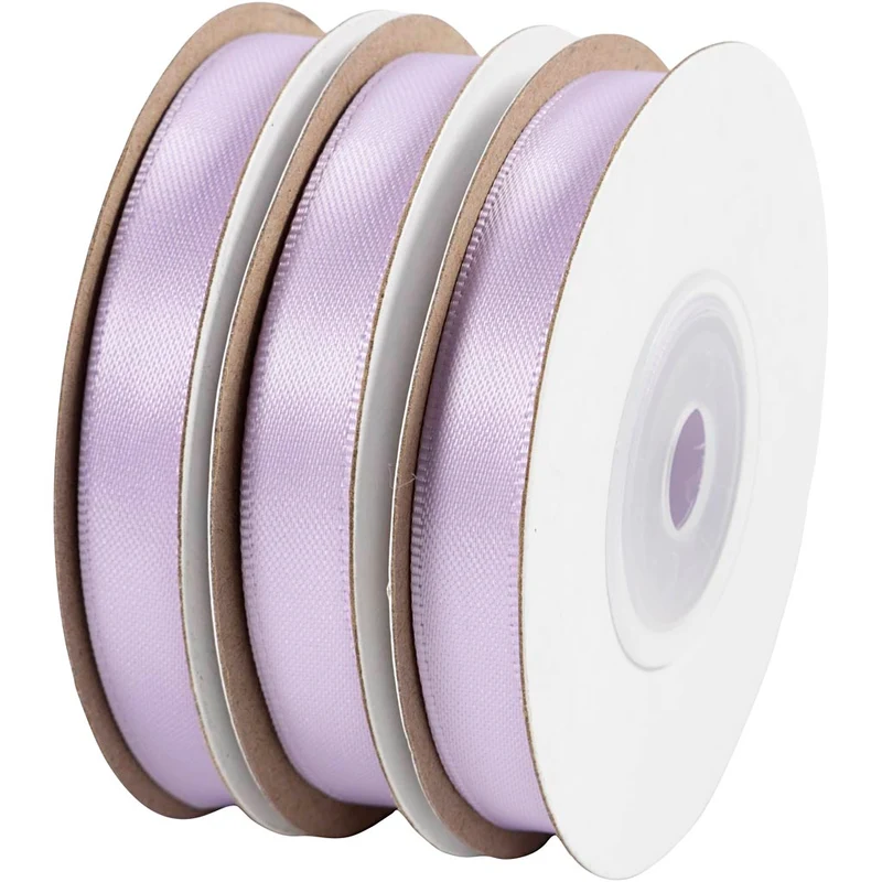 Satinband, B 10 mm, Flieder, 3x10 m/ 1 Rolle [HOB-780244]
