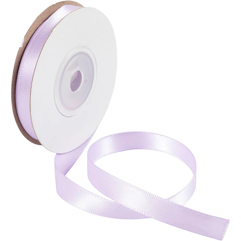 Satinband, B 10 mm, Helllila, 10 m/ 1 Rolle [HOB-780144]