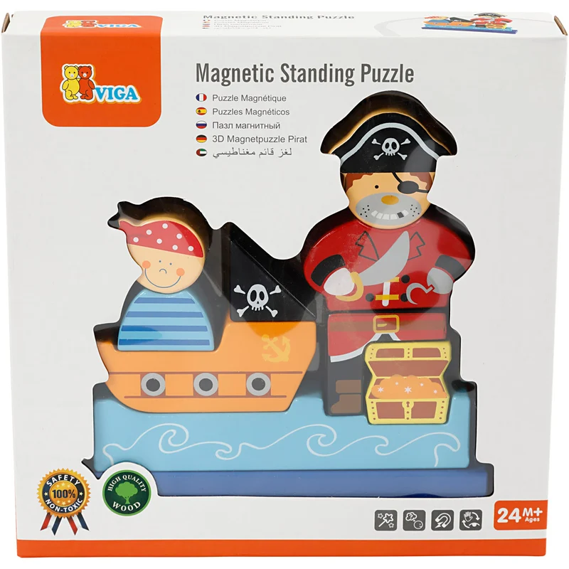 VIGA Magnetisches 3D-Puzzle, 1 Set [HOB-907740]