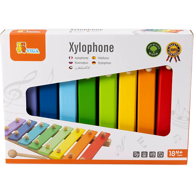VIGA Xylophon, Größe 31x23x5 cm, 1 Stk [HOB-907735]