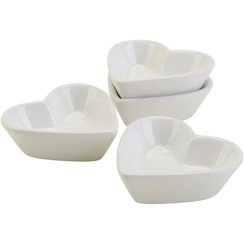 Herzförmige kleine Schalen, D 8 cm, 12 Stk/ 1 Pck [HOB-646102]