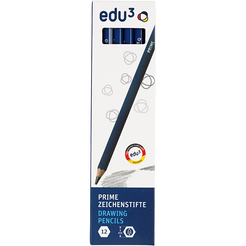 edu Zeichenstifte, HB, 12 Stk/ 1 Pck [HOB-620170]