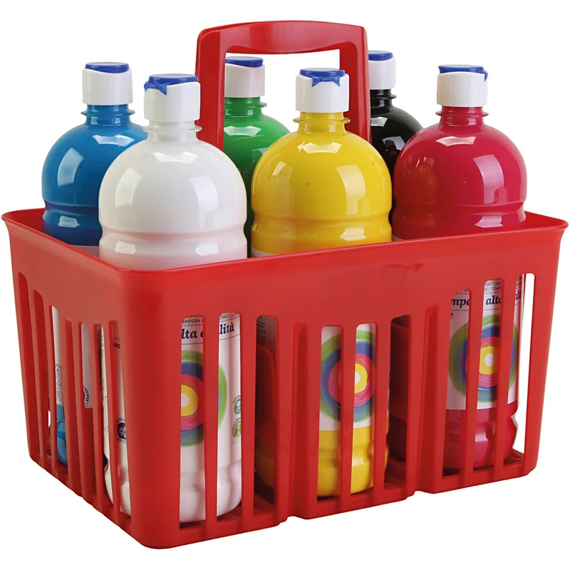 Temperafarbe Matt, Matt, Sortierte Farben, 6x1000 ml/ 1 Pck [HOB-642198]