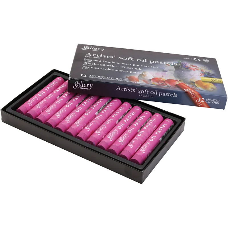 Gallery Ölkreiden, L 7 cm, D 11 mm, Dicke 11 mm, Violett, 12 Stk/ 1 Pck [HOB-425339]