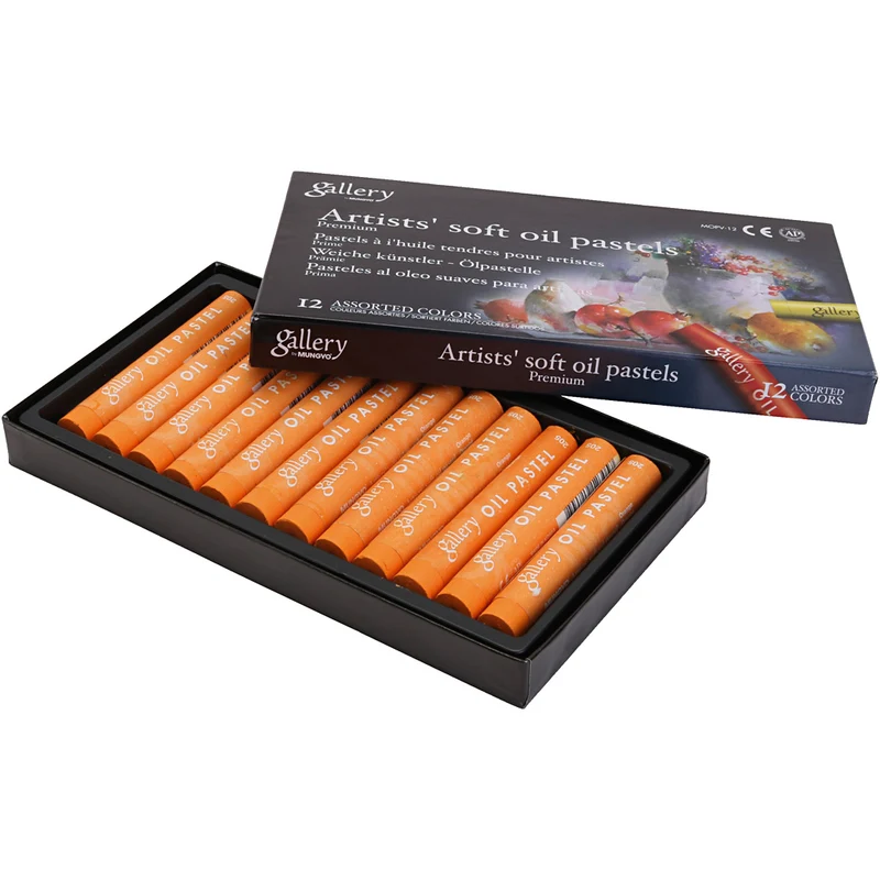 Gallery Ölkreiden, L 7 cm, D 11 mm, Dicke 11 mm, Orange, 12 Stk/ 1 Pck [HOB-425324]